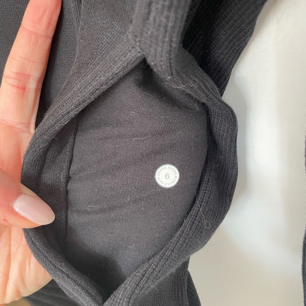 lululemon athletica Black Full-Zip Funnel Neck Sweater - Picture 5 of 5